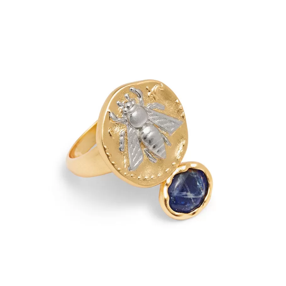 The Met Store Rings*Mediterranean Coin and Stone Ring