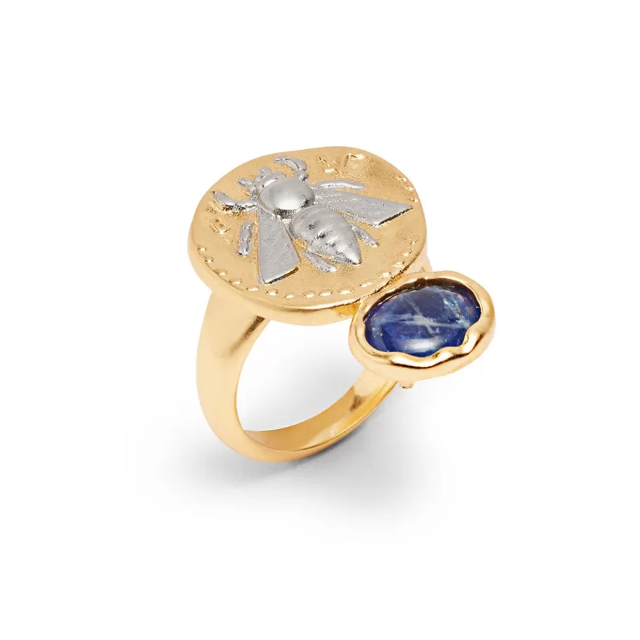 The Met Store Rings*Mediterranean Coin and Stone Ring