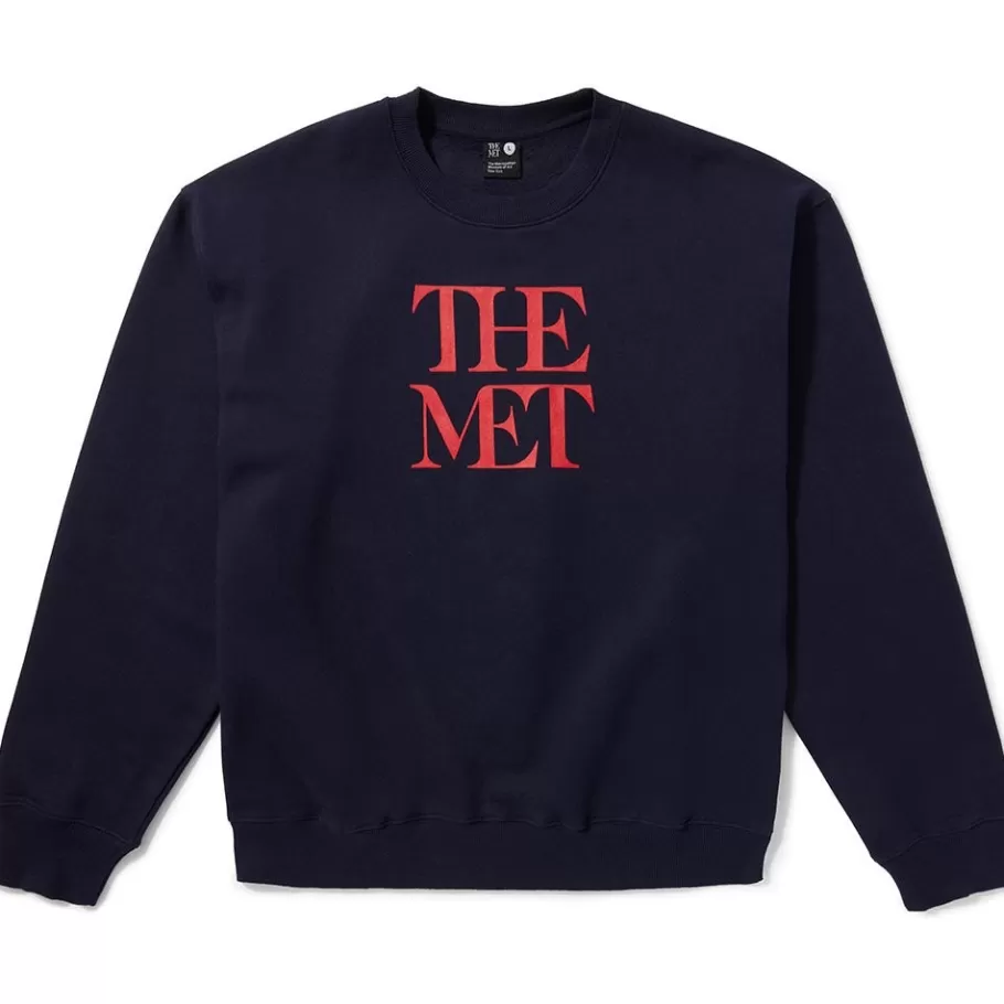 The Met Store Clothing*Met Logo Crew Neck Sweatshirt