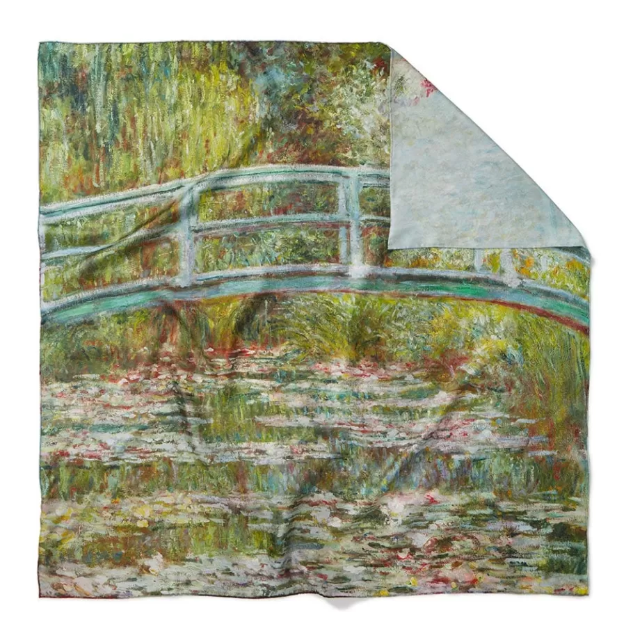 The Met Store Scarves & Wraps*Monet Blooms Double-Sided Square Silk Scarf