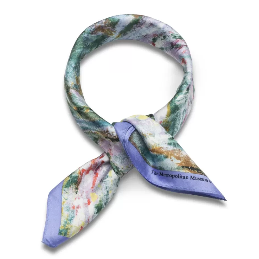 The Met Store Scarves & Wraps*Monet Bridge and Water Lilies Silk Neckerchief