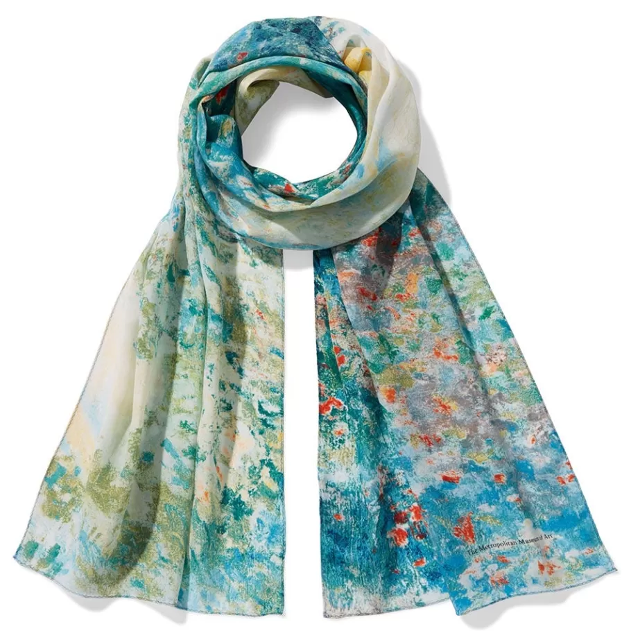 The Met Store Scarves & Wraps*Monet Garden at Argenteuil Oblong Silk Scarf