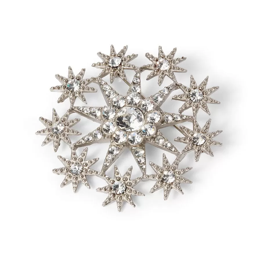 The Met Store Pins & Brooches*Ottoman Star Antiqued Silver Brooch