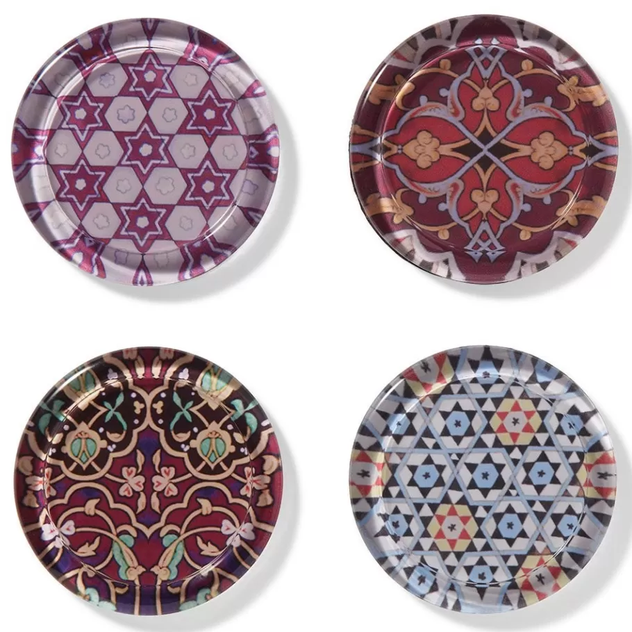 The Met Store Tableware*Persian Patterns Glass Coasters