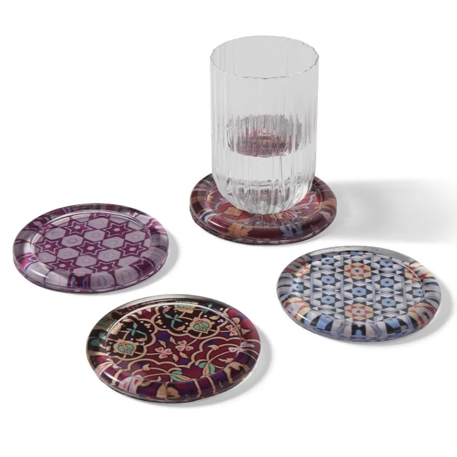 The Met Store Tableware*Persian Patterns Glass Coasters