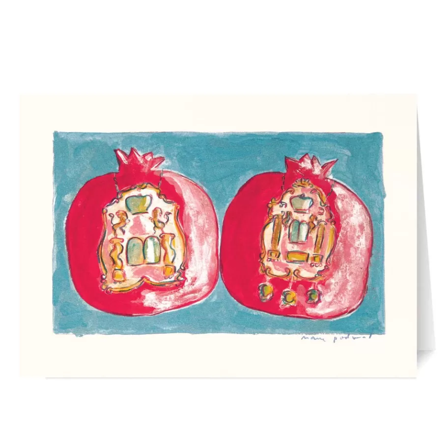 The Met Store Holiday Cards*Podwal: Pomegranate Rosh Hashanah Cards