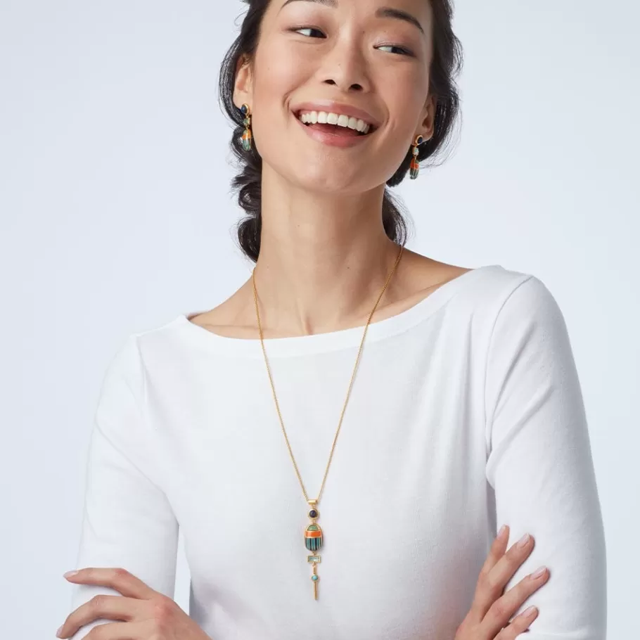 The Met Store Necklaces*Royal Scarab Lariat Necklace