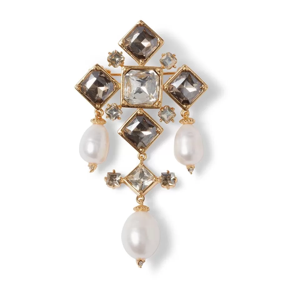 The Met Store Pins & Brooches*Royal Tudor Pearl Chandelier Brooch