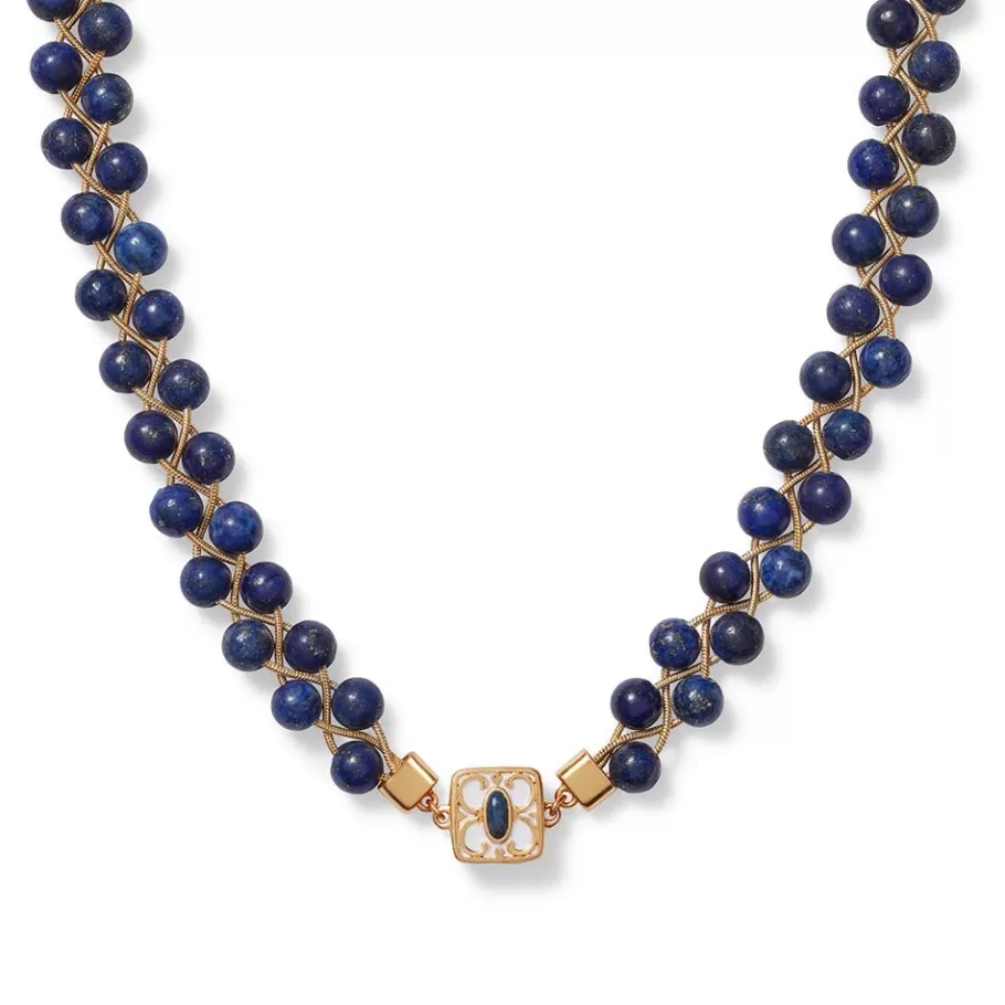 The Met Store Necklaces*Spanish Baldric Lapis Braided Necklace