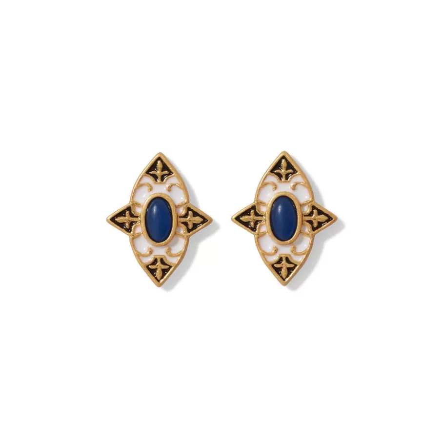 The Met Store Earrings*Spanish Baldric Lapis Stud Earrings