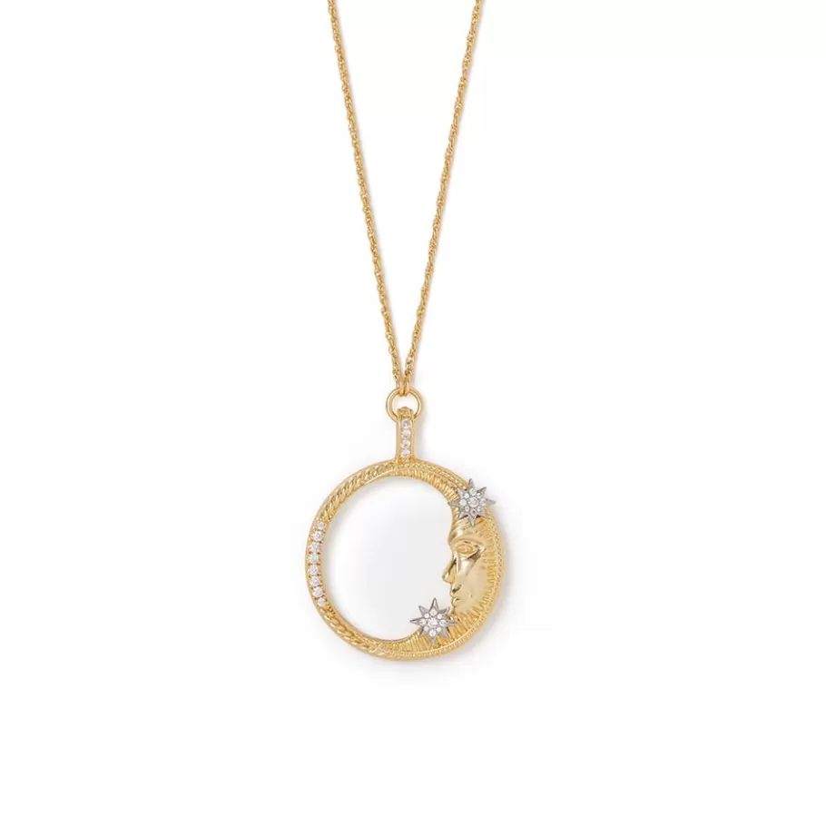 The Met Store Necklaces*Spanish Day and Night Magnifier Pendant Necklace