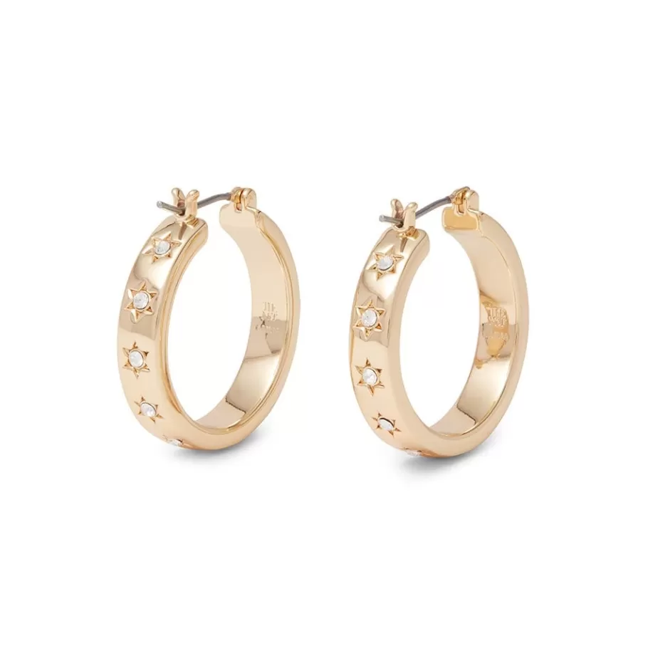 The Met Store Earrings*Star Hoop Earrings