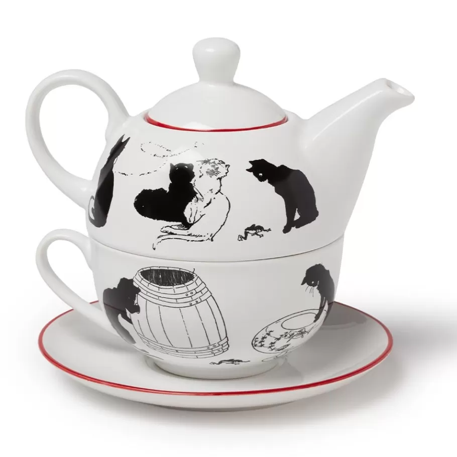 The Met Store Tableware*Steinlen Cats Tea-for-One Set