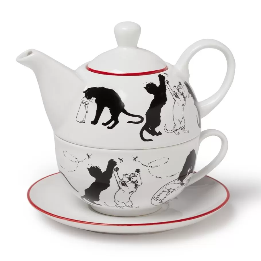 The Met Store Tableware*Steinlen Cats Tea-for-One Set