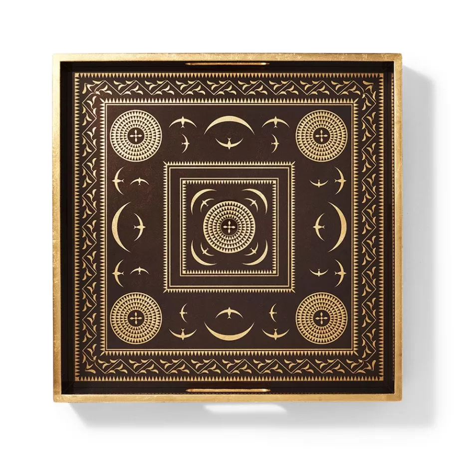 The Met Store Tableware | Decorative Accents*Sumatran Symbols Lacquer Tray