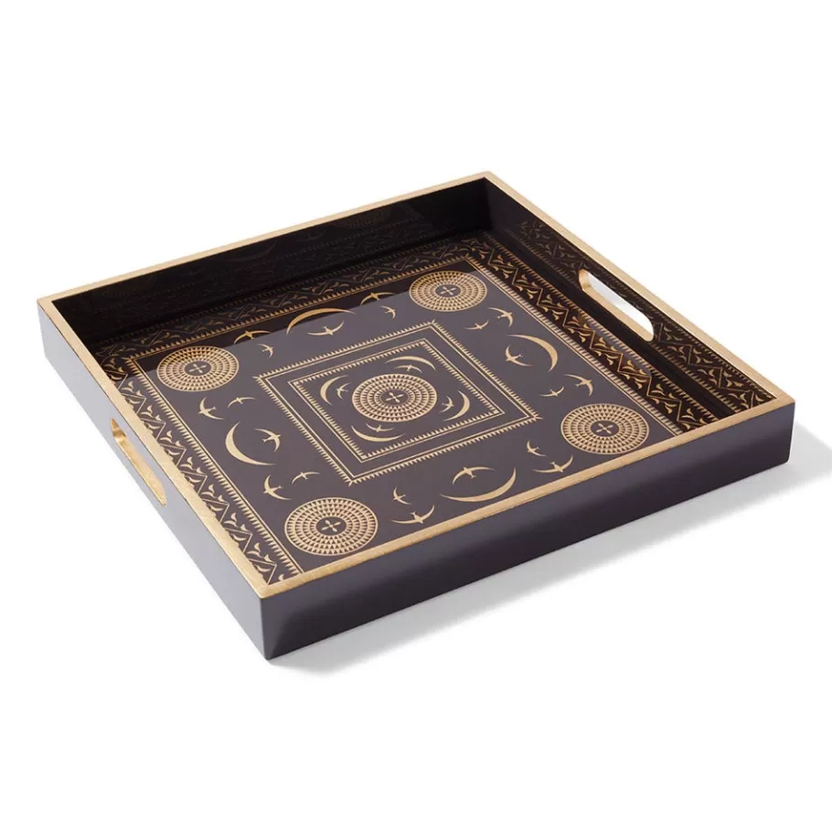 The Met Store Tableware | Decorative Accents*Sumatran Symbols Lacquer Tray