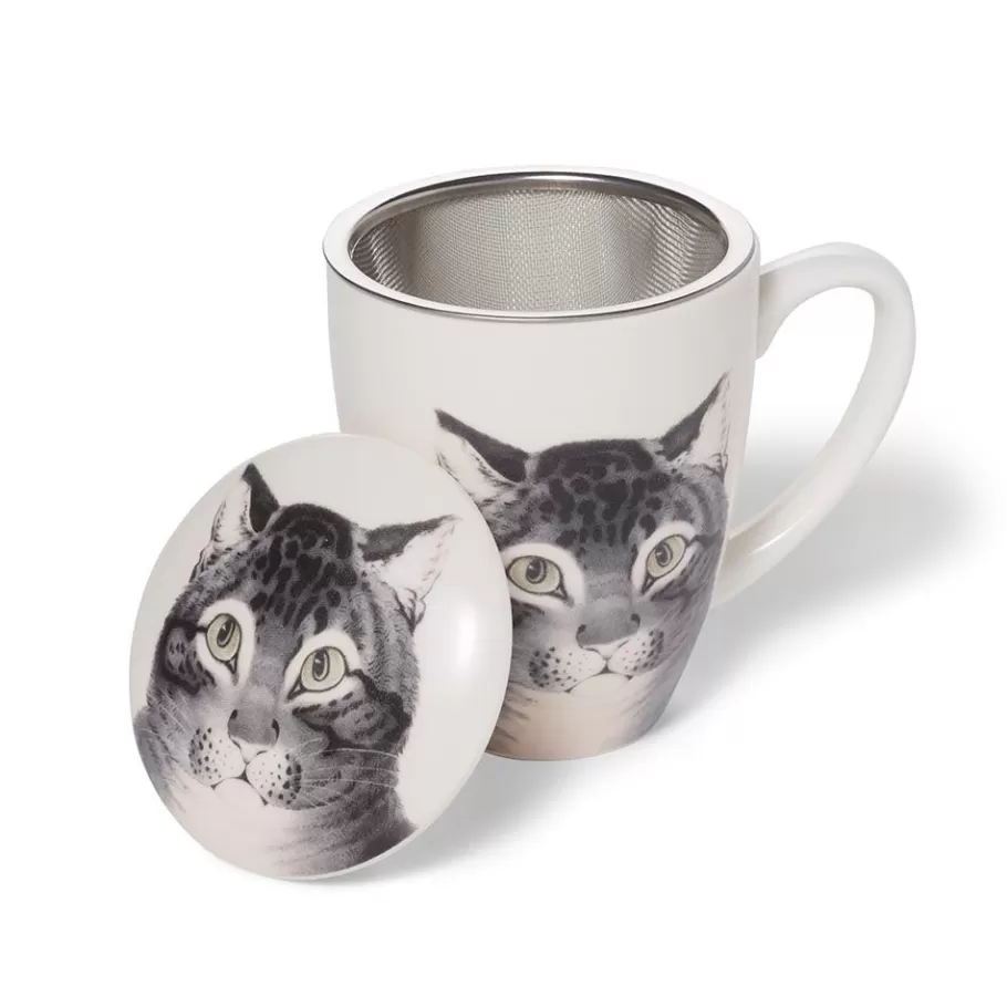 The Met Store Tableware*The Favorite Cat Covered Mug with Tea Infuser