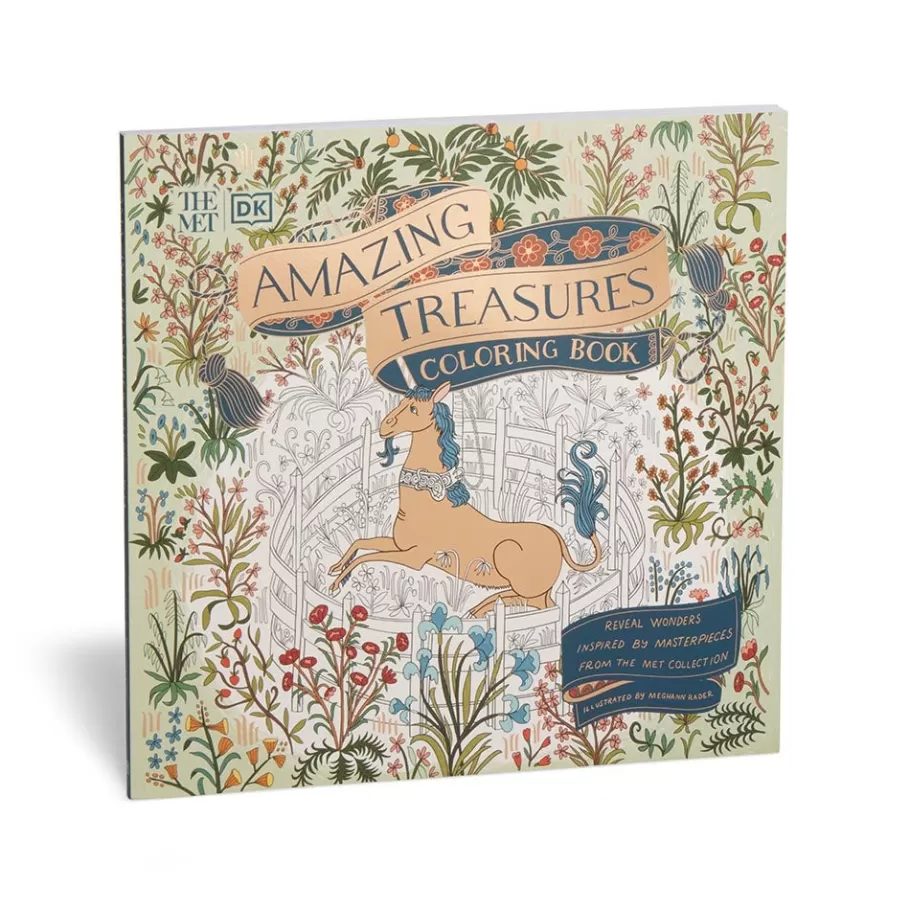 Kids The Met Store Art Supplies & Easels | Kids' Books*The Met Amazing Treasures Coloring Book
