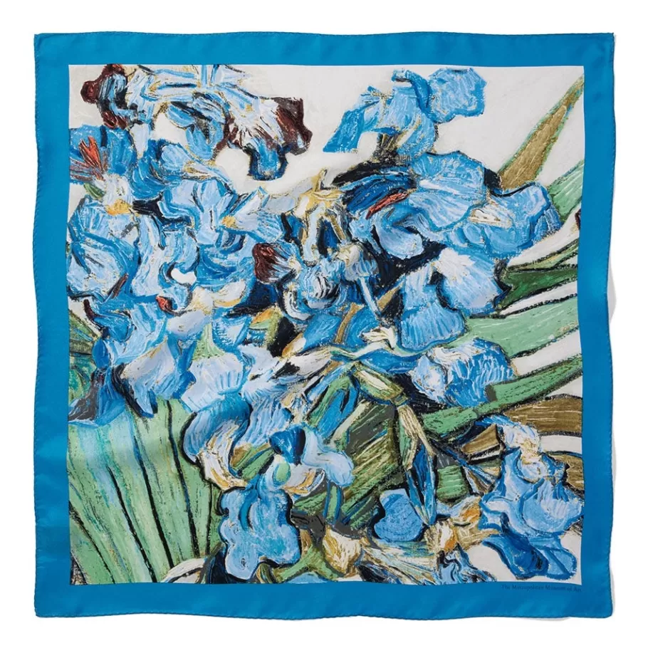 The Met Store Scarves & Wraps*Van Gogh Irises Neckerchief