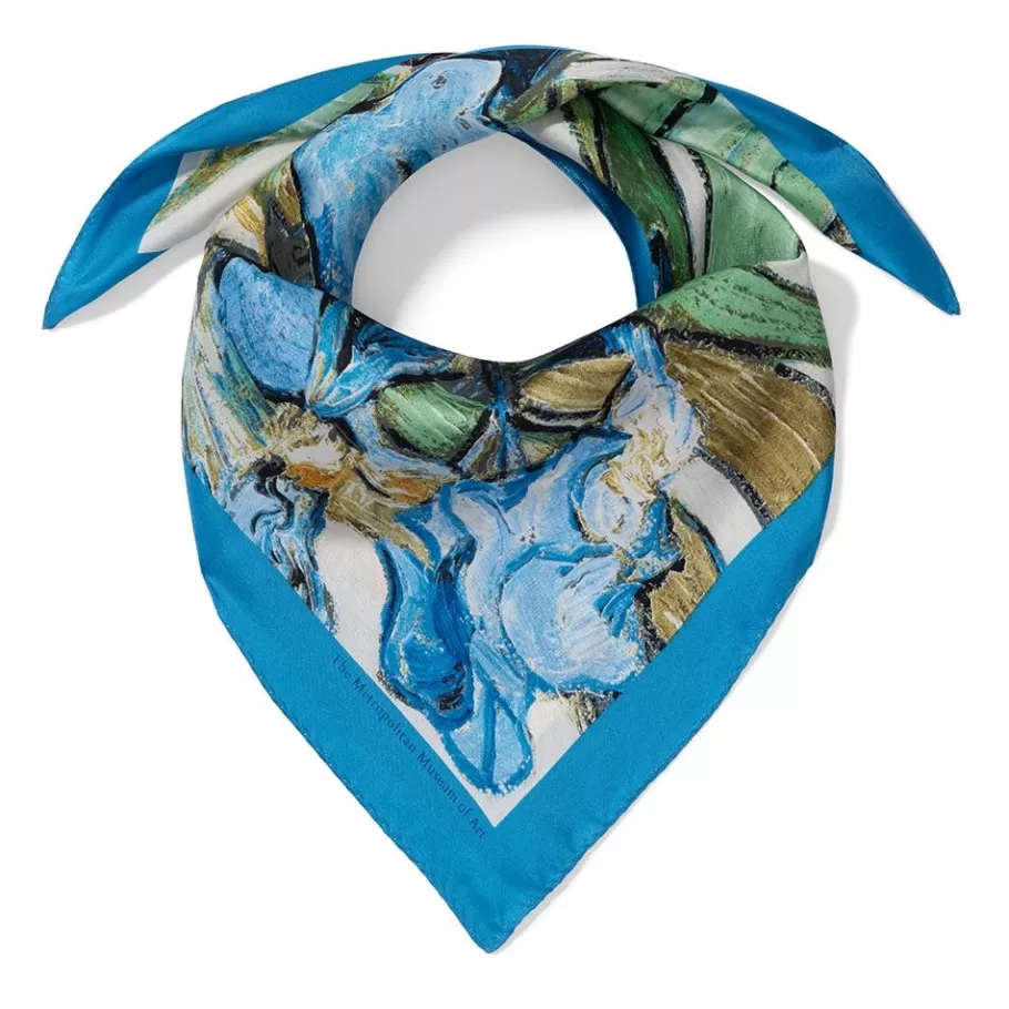 The Met Store Scarves & Wraps*Van Gogh Irises Neckerchief