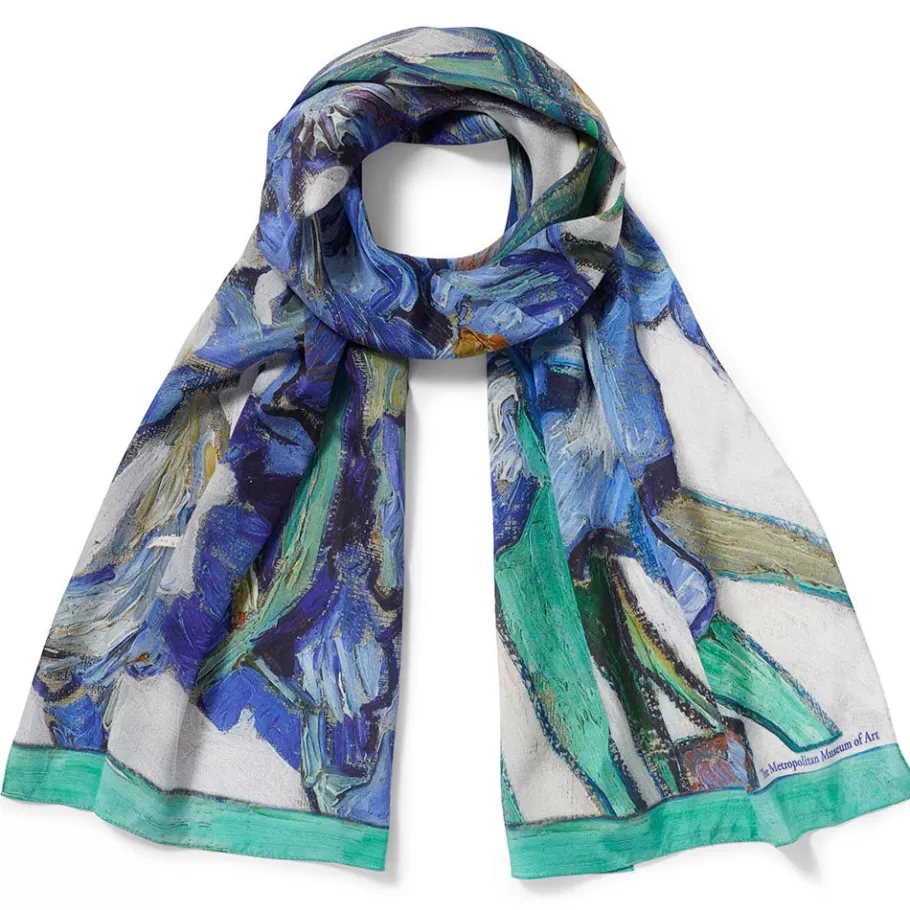 The Met Store Scarves & Wraps*Van Gogh Irises Oblong Silk Scarf