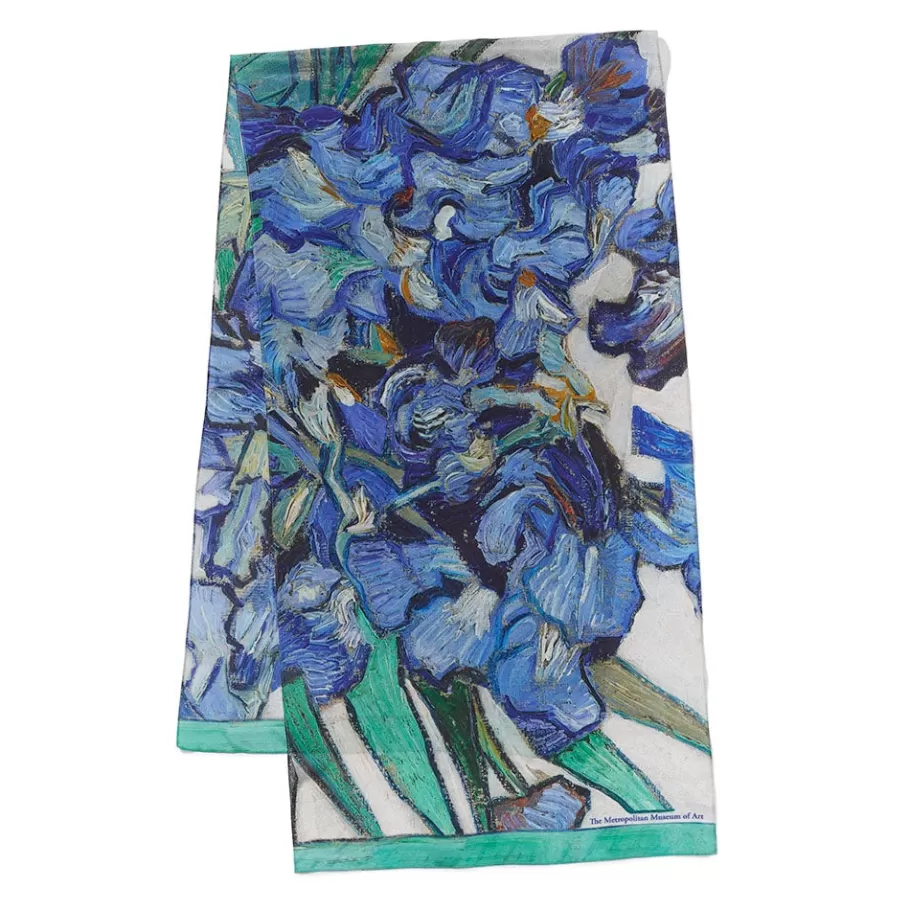 The Met Store Scarves & Wraps*Van Gogh Irises Oblong Silk Scarf