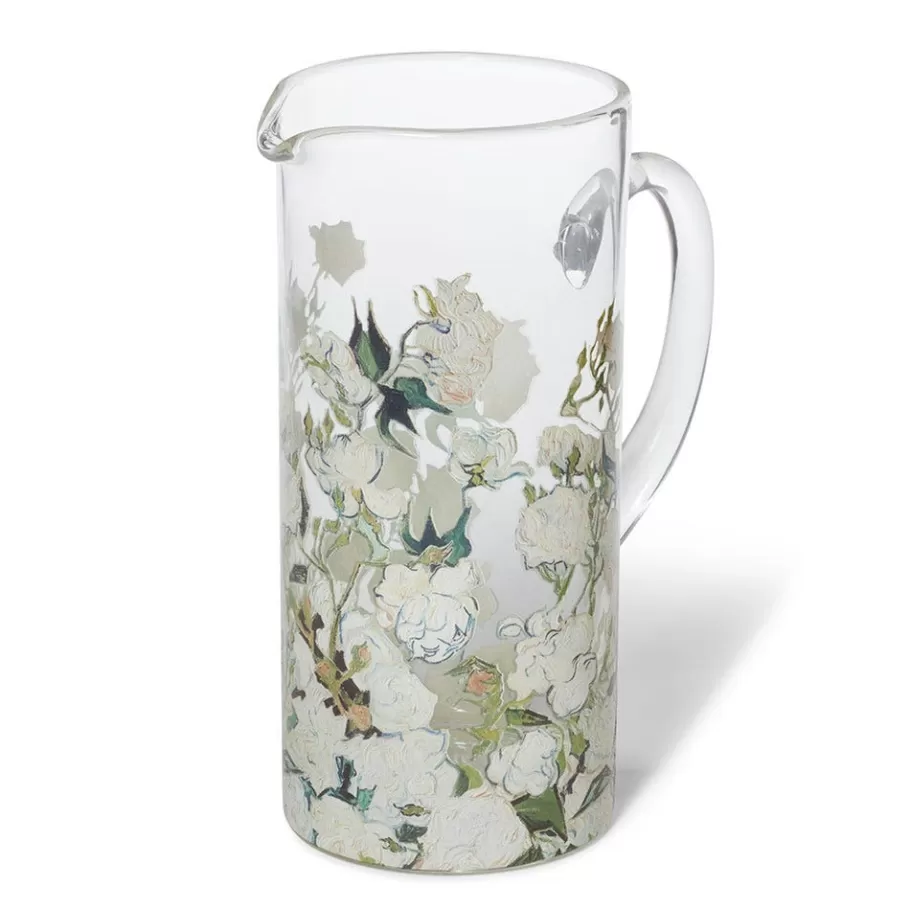 The Met Store Tableware*Van Gogh Roses Glass Pitcher