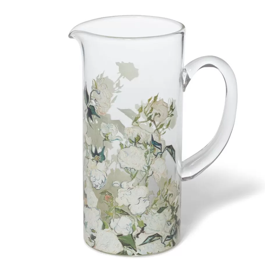 The Met Store Tableware*Van Gogh Roses Glass Pitcher