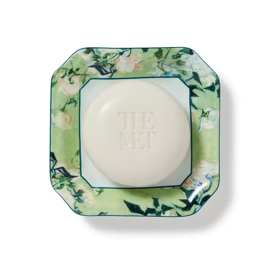 The Met Store Decorative Accents*Van Gogh Roses Scented Soap and Porcelain Dish Gift Set