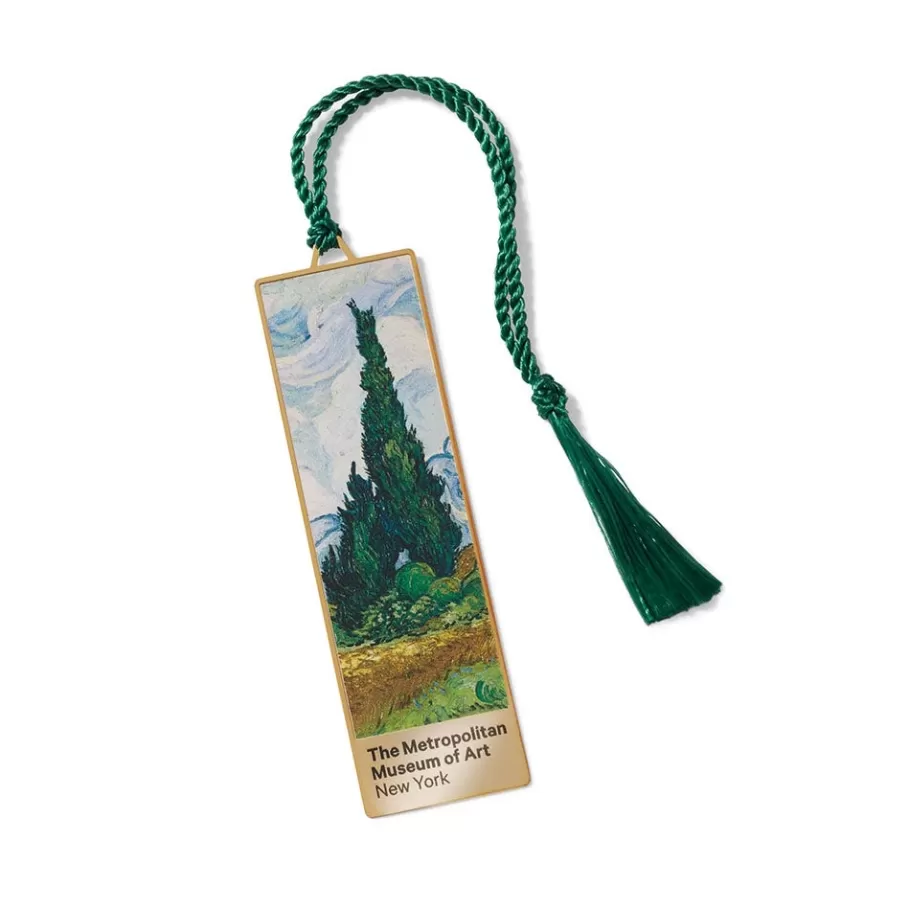 The Met Store Office*Van Gogh Wheat Field with Cypresses Bookmark