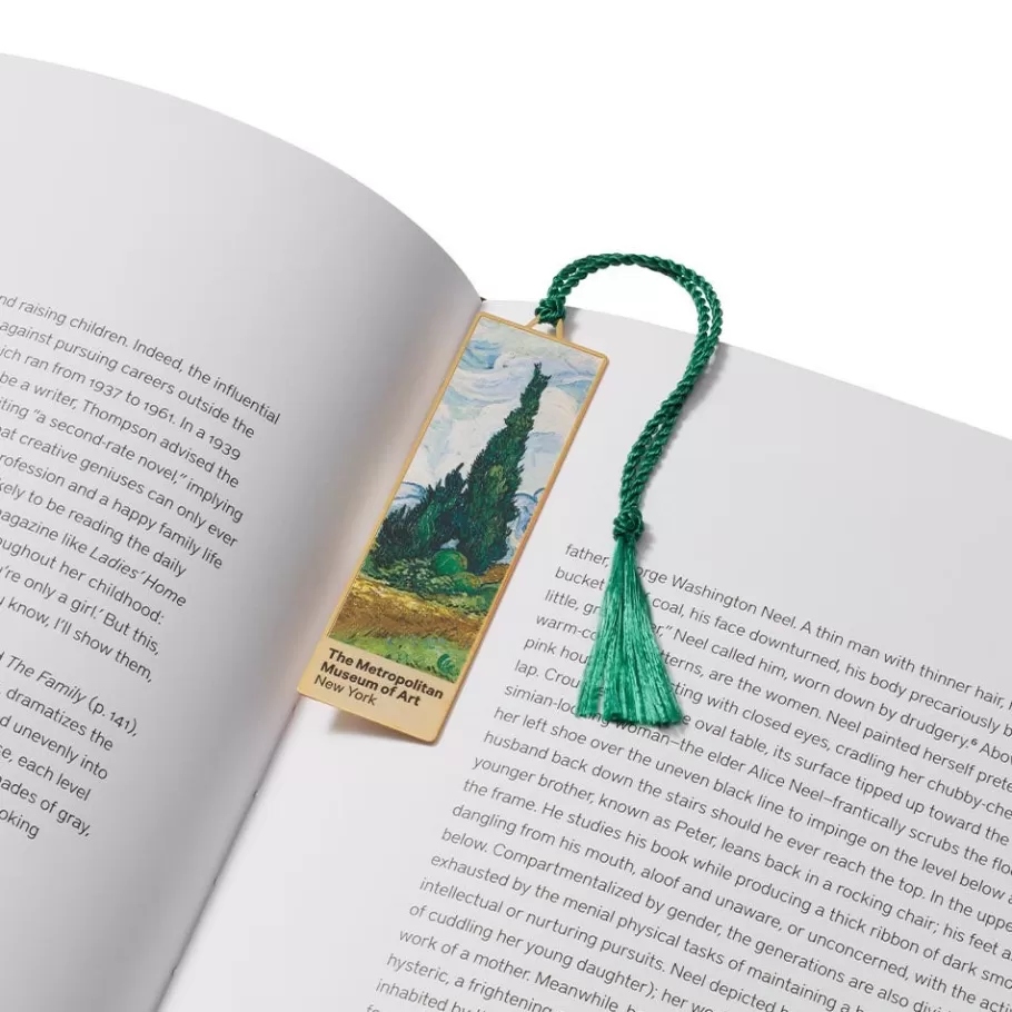 The Met Store Office*Van Gogh Wheat Field with Cypresses Bookmark