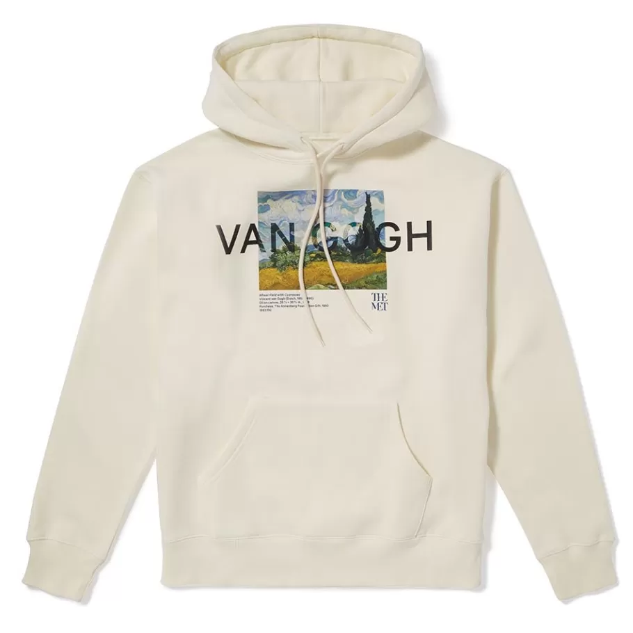 The Met Store Clothing*Van Gogh Wheat Field with Cypresses Hoodie