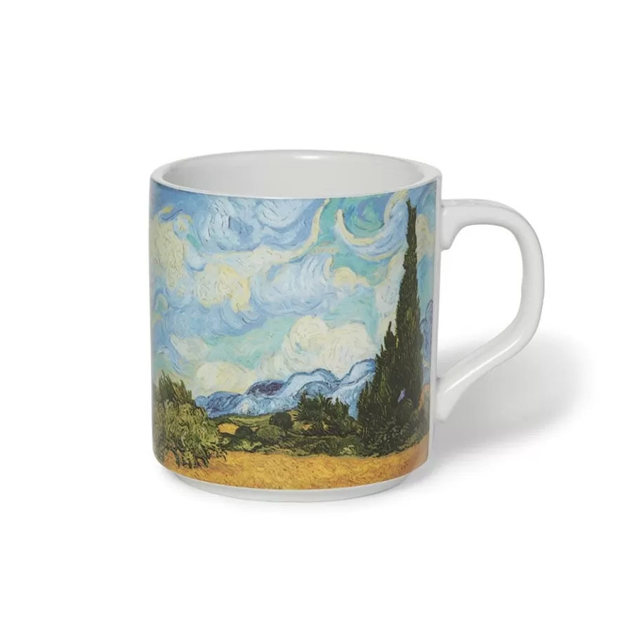 The Met Store Tableware*Van Gogh Wheat Field with Cypresses Mug