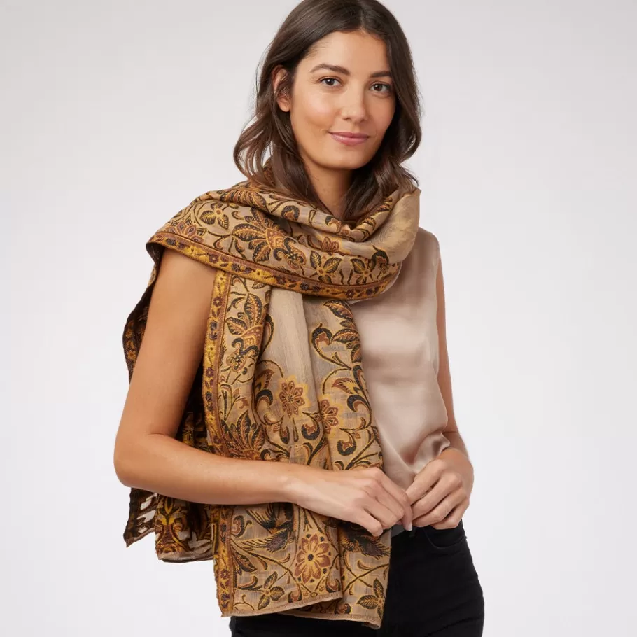 The Met Store Scarves & Wraps*Victorian Foliate Jacquard Shawl