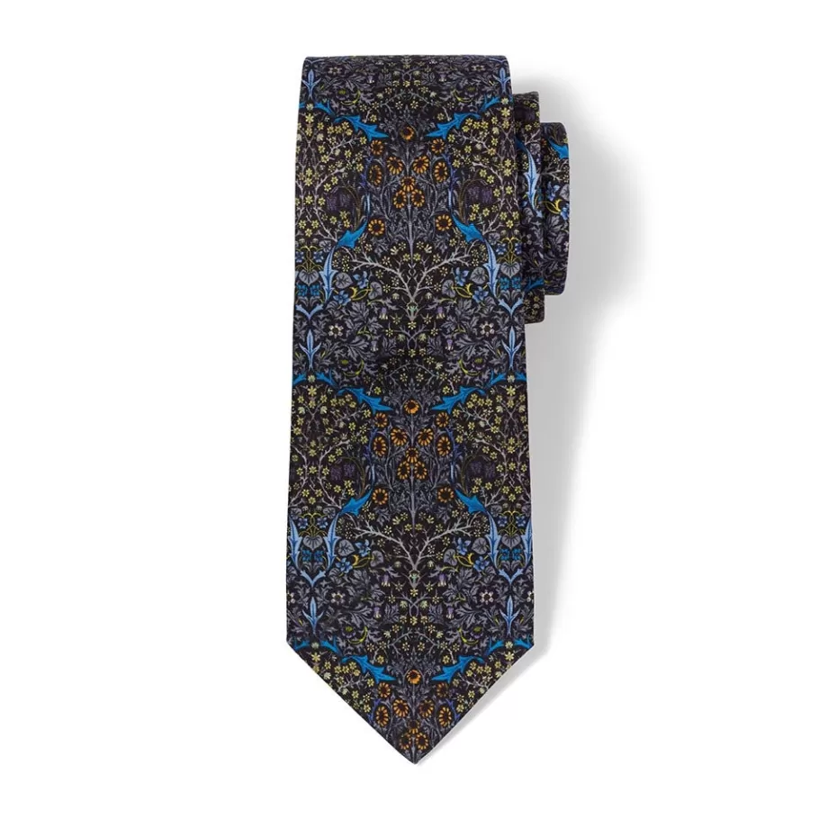 The Met Store Small Accessories*William Morris Blackthorn Silk Necktie