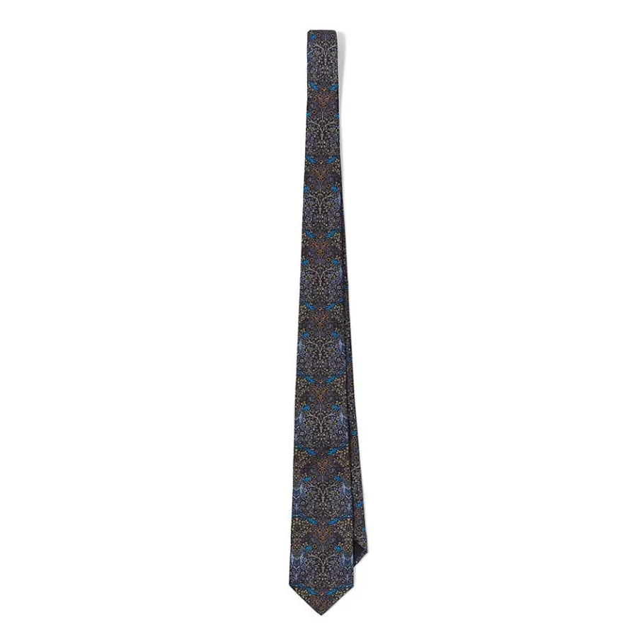 The Met Store Small Accessories*William Morris Blackthorn Silk Necktie