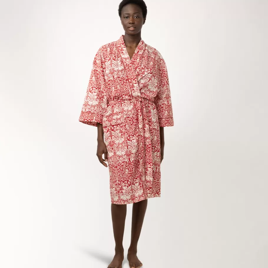 The Met Store Clothing*William Morris Brother Rabbit Unisex Cotton Robe