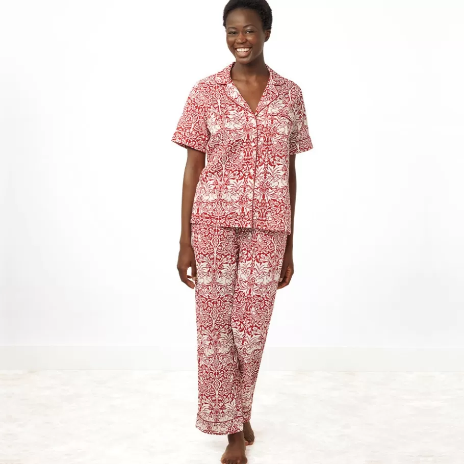 The Met Store Clothing*William Morris Brother Rabbit Women's Cotton Pajamas