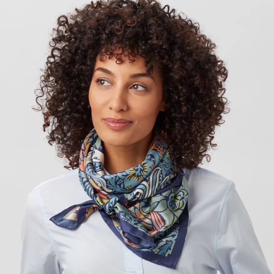 The Met Store Scarves & Wraps*William Morris Peacock and Dragon Square Silk Scarf