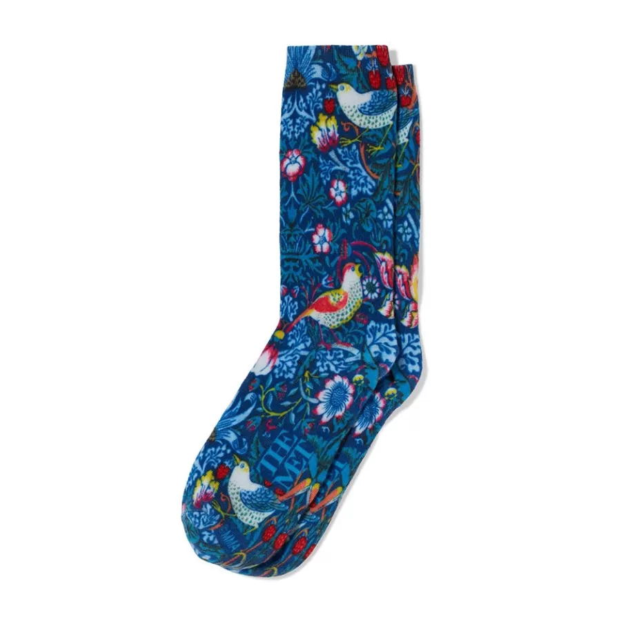 The Met Store Small Accessories*William Morris Strawberry Thief Women's Socks